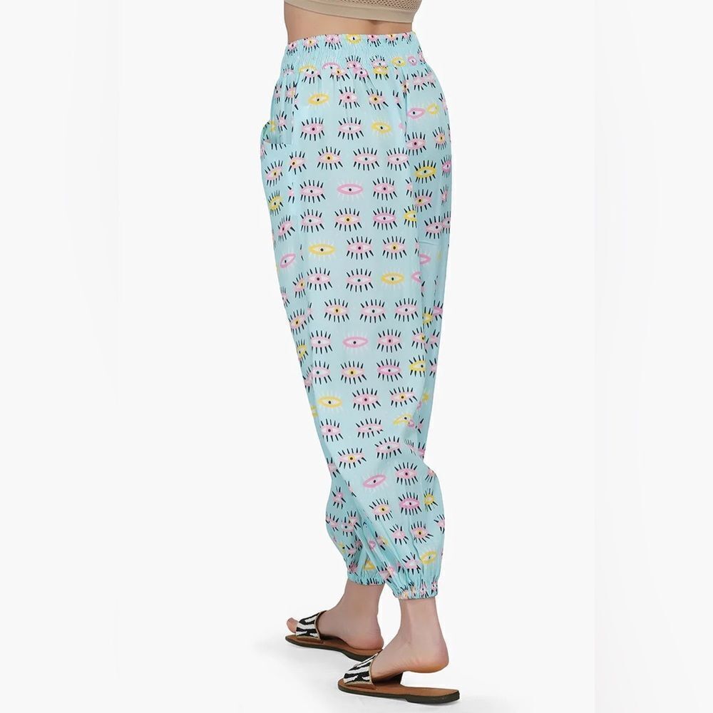 America and Beyond EYE-O-EYE LOUNGE PANTS Medium